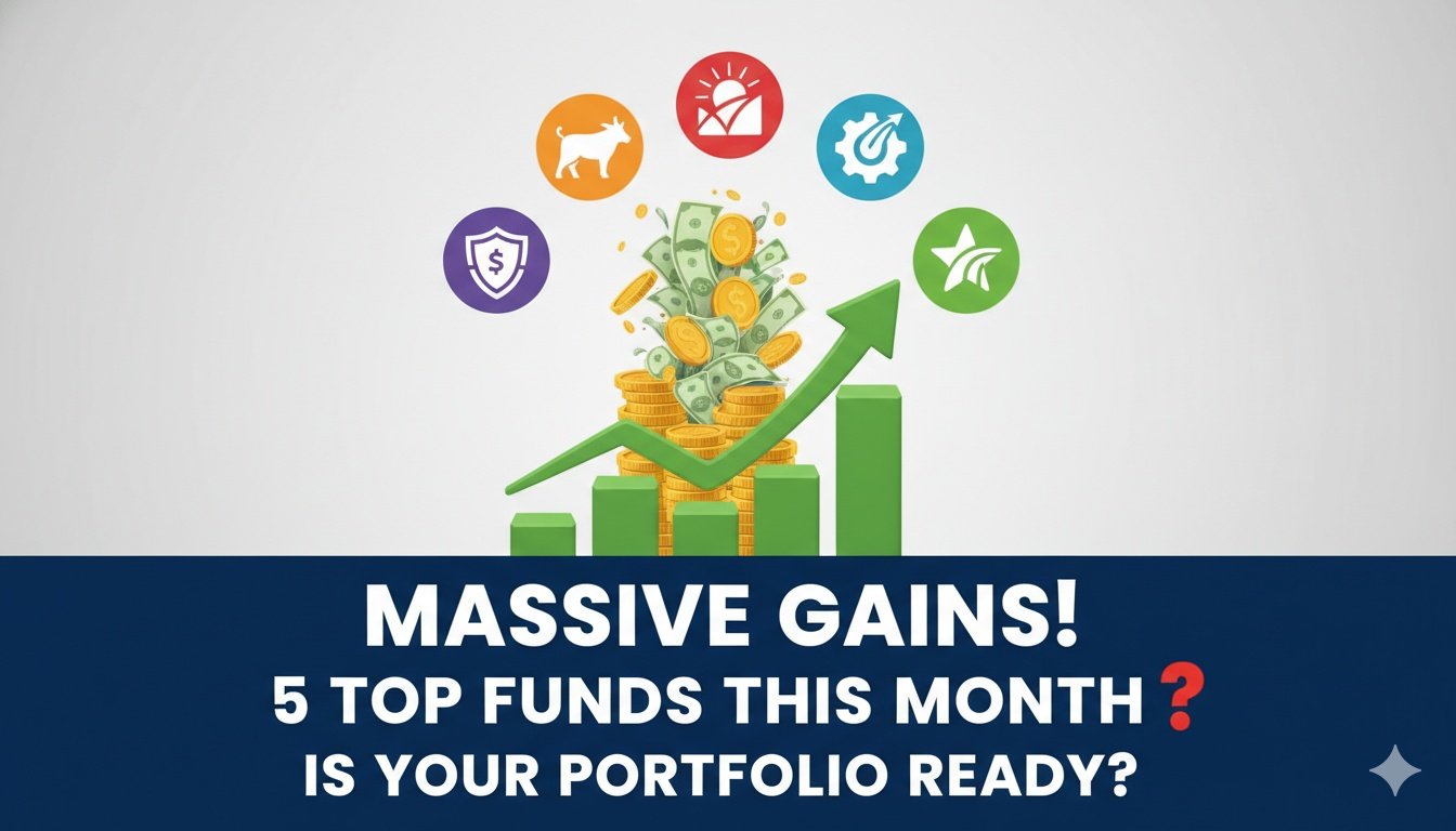 फरवरी 2026 में टॉप म्यूचुअल फंड्स दिखाते हुए ग्राफ और चार्ट