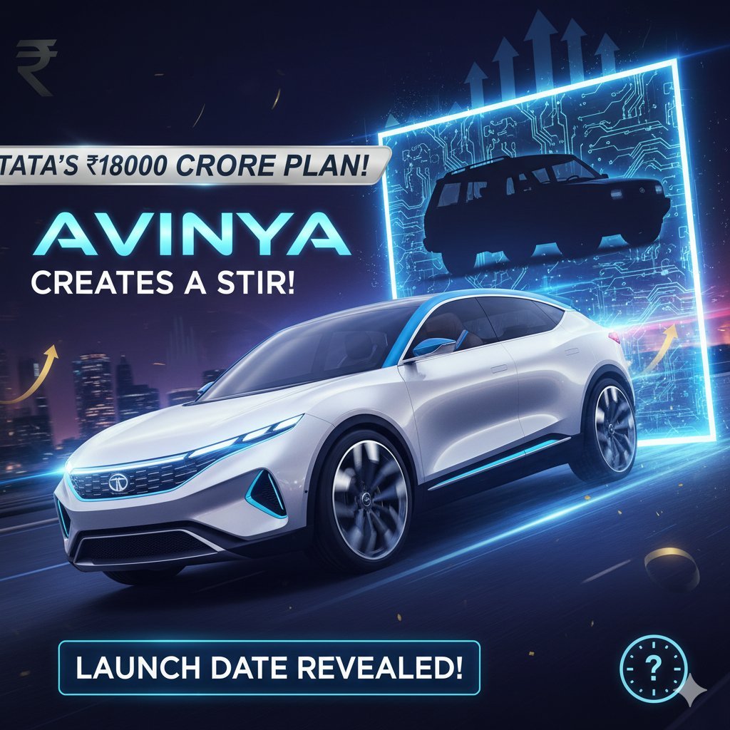टाटा अविन्या प्रीमियम इलेक्ट्रिक SUV का फ्यूचरिस्टिक डिजाइन, 2026 लॉन्च के साथ भारत में EV क्रांति