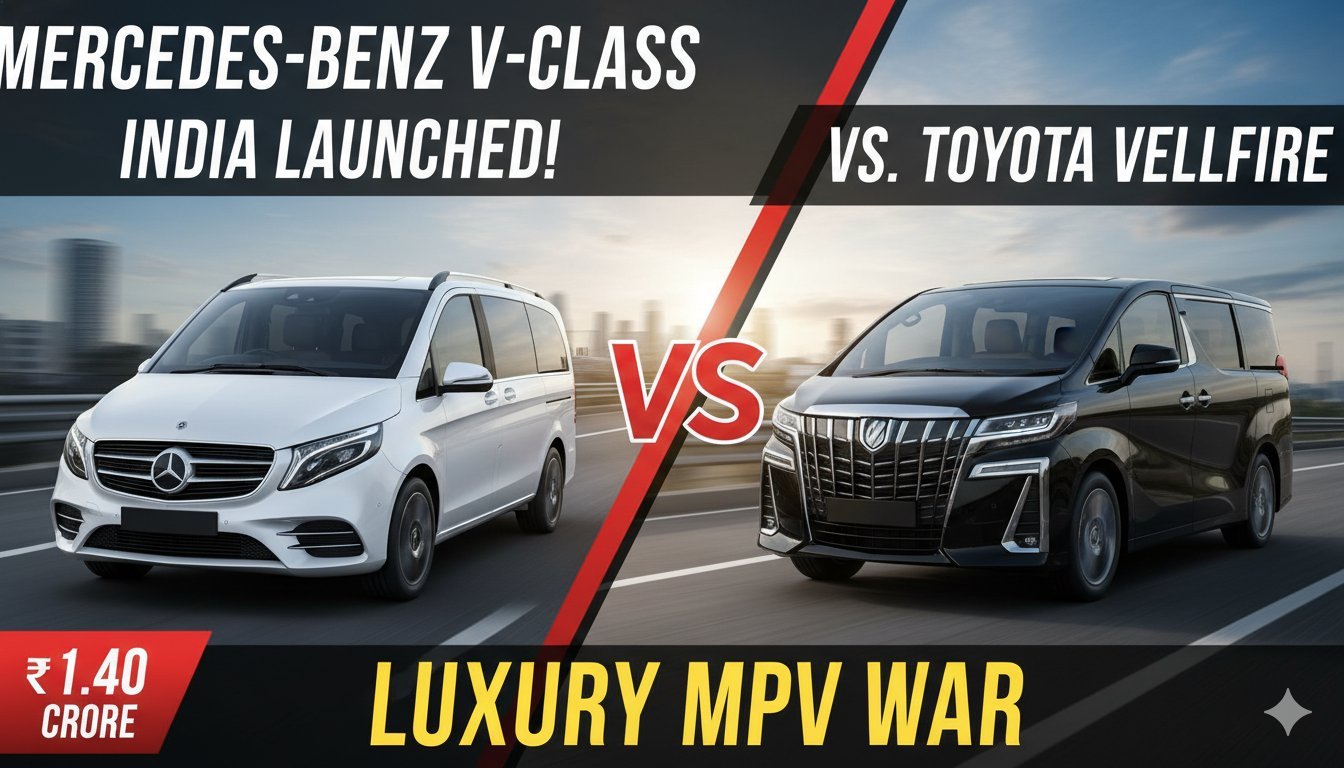 नई मर्सिडीज-बेंज V-Class एक्स्ट्रा LWB लग्जरी MPV भारत में लॉन्च, AMG Line डिजाइन के साथ